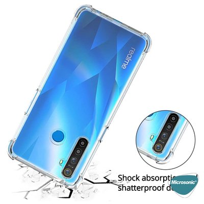 Microsonic Realme 6i Kılıf Anti Shock Silikon Şeffaf