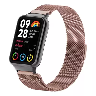 Microsonic Xiaomi Redmi Watch 5 Milanese Loop Kordon Rose Gold