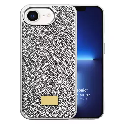 Microsonic Apple iPhone 16e Kılıf Cosmic Shine Gümüş