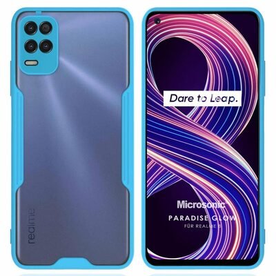 Microsonic Realme 8 Kılıf Paradise Glow Turkuaz