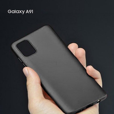 CaseUp Samsung Galaxy A91 Kılıf Matte Surface Siyah