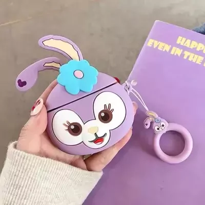 Microsonic AirPods Pro Kılıf Cartoon Figürlü Silikon Crtn-Fgr-Stlla-Lou