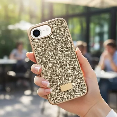 Microsonic Apple iPhone 16e Kılıf Cosmic Shine Gold