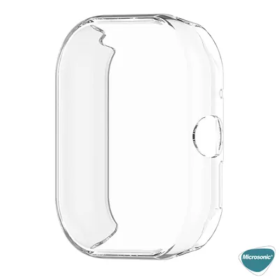 Microsonic Xiaomi Redmi Watch 5 Kılıf 360 Full Round Soft Silicone Şeffaf