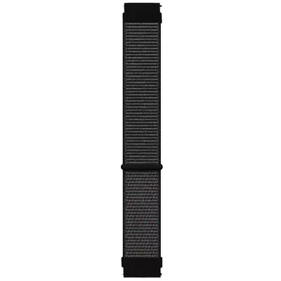 Microsonic Xiaomi Watch S3 Hasırlı Kordon Woven Sport Loop Siyah