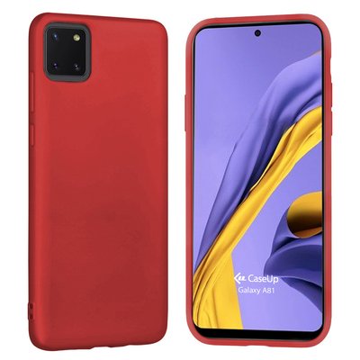 CaseUp Samsung Galaxy A81 Kılıf Matte Surface Kırmızı