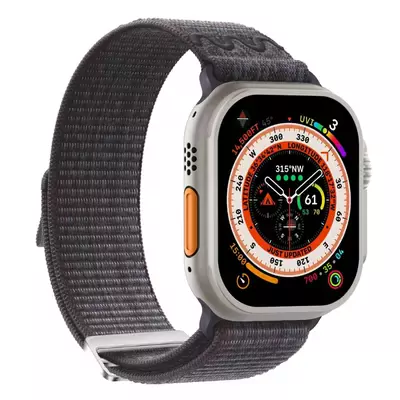 Microsonic Apple Watch Series 10 42mm Kordon Terra Strand Siyah