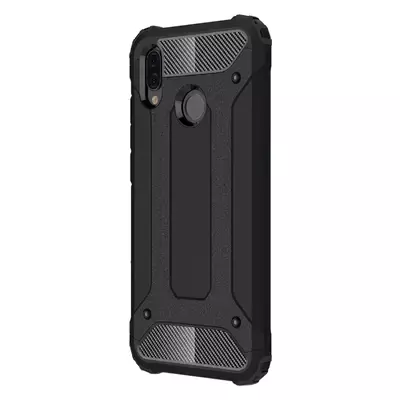 Microsonic Huawei P20 Lite Kılıf Rugged Armor Siyah