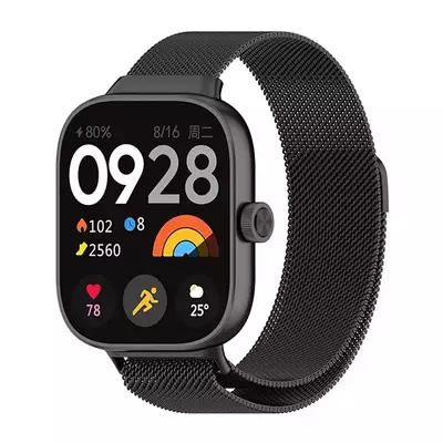 Microsonic Xiaomi Redmi Watch 5 Milanese Loop Kordon Siyah