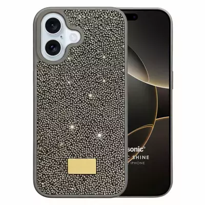 Microsonic Apple iPhone 16 Plus Kılıf Cosmic Shine Koyu Gri