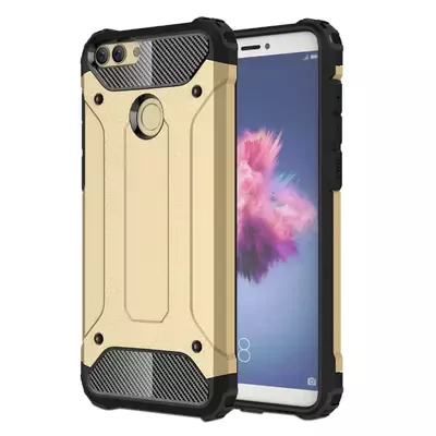 Microsonic Huawei P Smart Kılıf Rugged Armor Gold