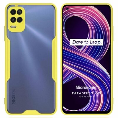 Microsonic Realme 8 Kılıf Paradise Glow Sarı