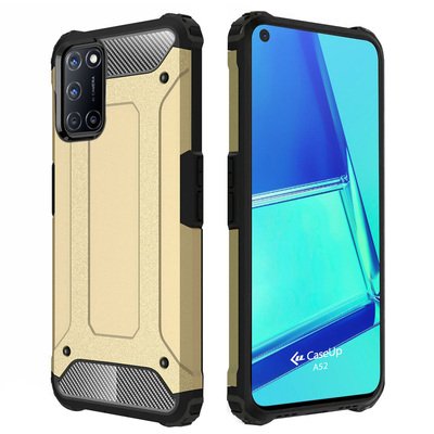 CaseUp Oppo A52 Kılıf Tank Gold