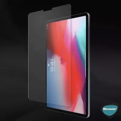 Microsonic Apple iPad Pro 12.9'' 2021 5. Nesil Kılıf (A2378-A2461-A2379-A2462) Matte Nano Glass Cam Ekran Koruyucu