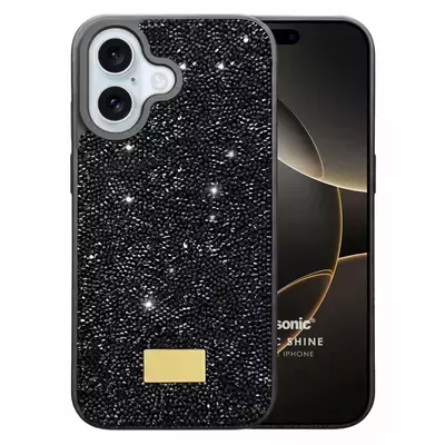 Microsonic Apple iPhone 16 Plus Kılıf Cosmic Shine Siyah