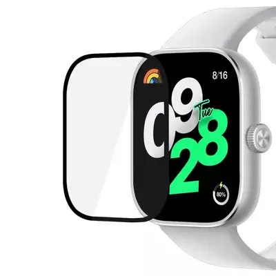 Microsonic Xiaomi Redmi Watch 5 Tam Kaplayan Nano Cam Ekran Koruyucu Siyah
