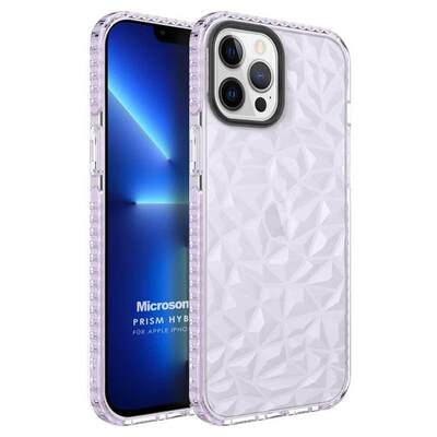 Microsonic Apple iPhone 13 Pro Kılıf Prism Hybrid Mor