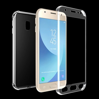 Microsonic Samsung Galaxy J5 Pro Kılıf Komple Gövde Koruyucu Silikon Şeffaf