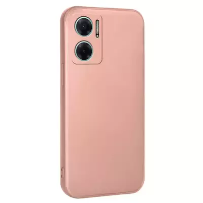 Microsonic Xiaomi Redmi Note 11E Kılıf Matte Silicone Rose Gold