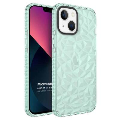 Microsonic Apple iPhone 13 Mini Kılıf Prism Hybrid Yeşil