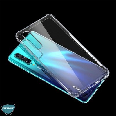 Microsonic Huawei Y9S Kılıf Anti Shock Silikon Şeffaf