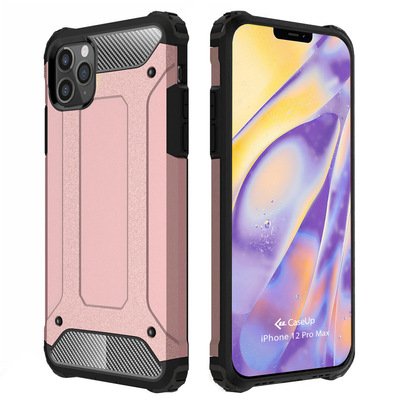 CaseUp Apple iPhone 12 Pro Max Kılıf Tank Rose Gold