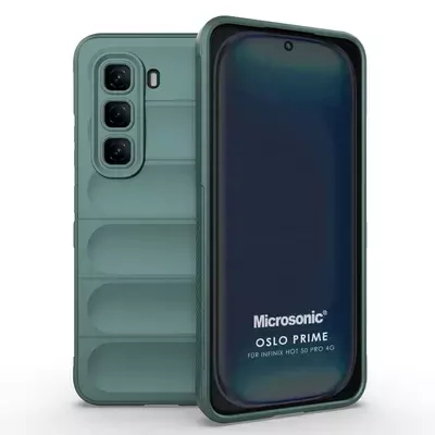 Microsonic Infinix Hot 50 Pro 4G Kılıf Oslo Prime Yeşil