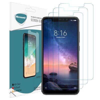 Microsonic Xiaomi Redmi Note 6 Pro Nano Ekran Koruyucu (3'lü Paket)