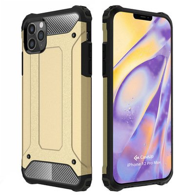 CaseUp Apple iPhone 12 Pro Max Kılıf Tank Gold