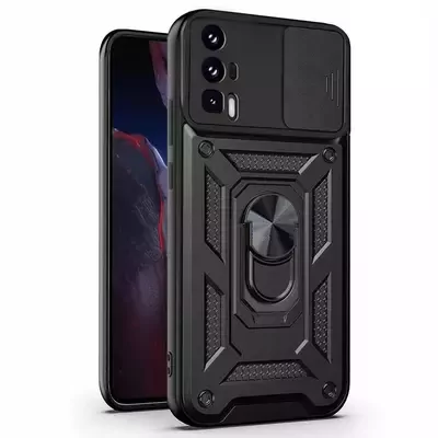 Microsonic Xiaomi Poco F5 Pro Kılıf Impact Resistant Siyah