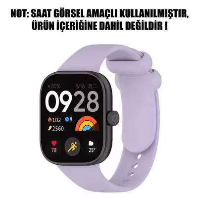 Microsonic Xiaomi Redmi Watch 5 Kordon Silicone Sport Band Lila