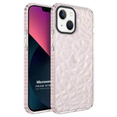 Microsonic Apple iPhone 13 Mini Kılıf Prism Hybrid Pembe