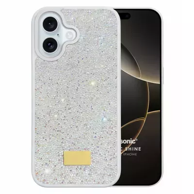 Microsonic Apple iPhone 16 Plus Kılıf Cosmic Shine Beyaz