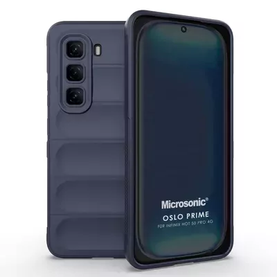 Microsonic Infinix Hot 50 Pro 4G Kılıf Oslo Prime Lacivert