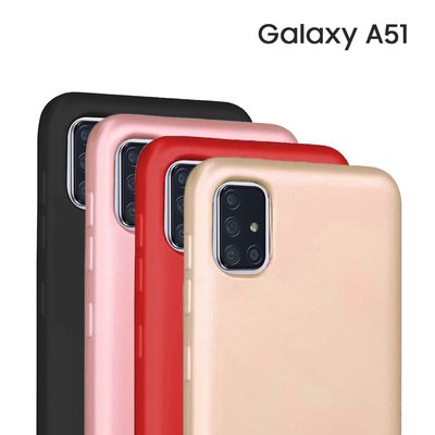 CaseUp Samsung Galaxy A51 Kılıf Matte Surface Rose Gold