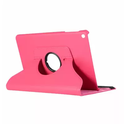 Microsonic Huawei MediaPad T3 7'' Kılıf 360 Rotating Stand Deri Koyu Pembe