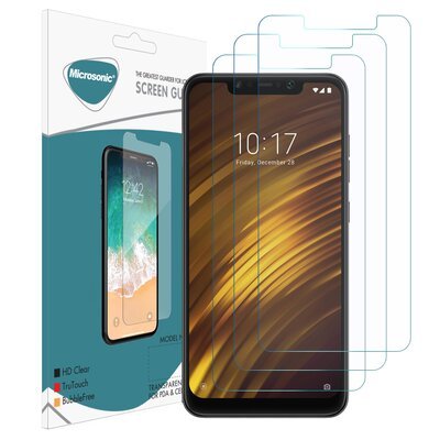 Microsonic Xiaomi Pocophone F1 Nano Ekran Koruyucu (3'lü Paket)