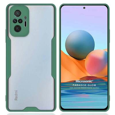 Microsonic Xiaomi Redmi Note 10 Pro Max Kılıf Paradise Glow Yeşil