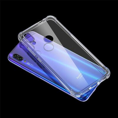 Microsonic Xiaomi Redmi Note 7 Kılıf Anti Shock Silikon Şeffaf