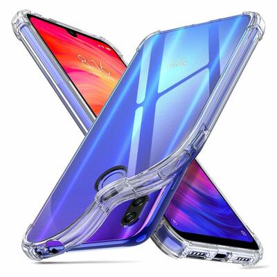 Microsonic Xiaomi Redmi Note 7 Kılıf Anti Shock Silikon Şeffaf