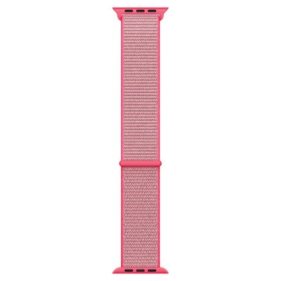 Microsonic Apple Watch Series 2 38mm Nylon Loop Kordon Hot Pink