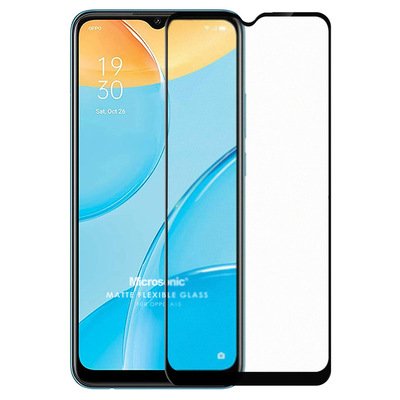 Microsonic Oppo A15 Matte Flexible Ekran Koruyucu Siyah