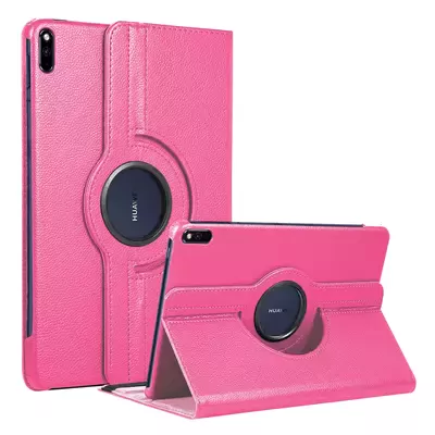 Microsonic Huawei MatePad Pro 10.8'' Kılıf 360 Rotating Stand Deri Pembe