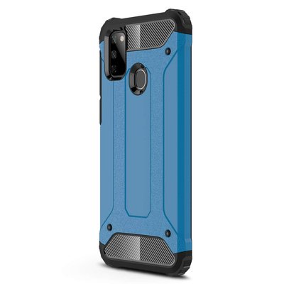 Microsonic Samsung Galaxy M21 Kılıf Rugged Armor Mavi