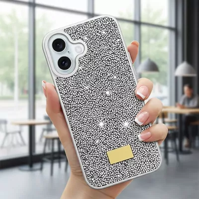 Microsonic Apple iPhone 16 Kılıf Cosmic Shine Gümüş