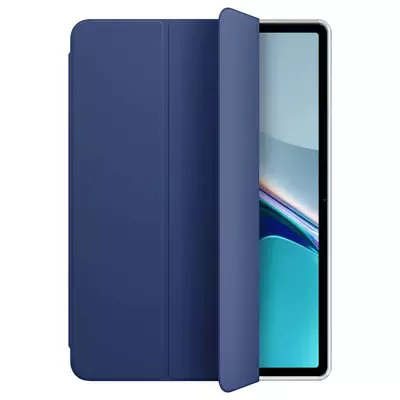 Microsonic Huawei MatePad Air Kılıf Slim Translucent Back Smart Cover Lacivert