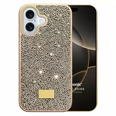 Microsonic Apple iPhone 16 Kılıf Cosmic Shine Gold