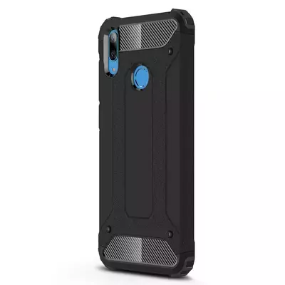 Microsonic Huawei Y7 2019 Kılıf Rugged Armor Siyah