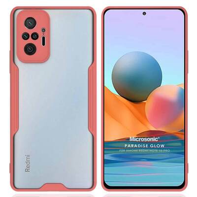 Microsonic Xiaomi Redmi Note 10 Pro Max Kılıf Paradise Glow Pembe