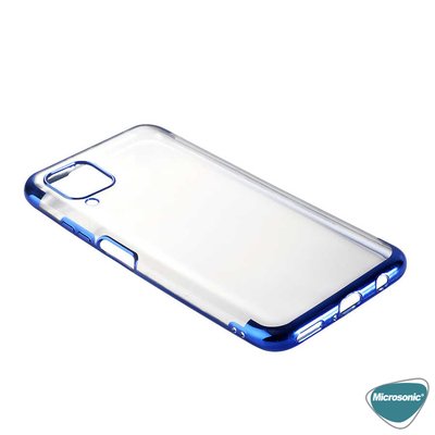 Microsonic Huawei P40 Lite Kılıf Skyfall Transparent Clear Mavi